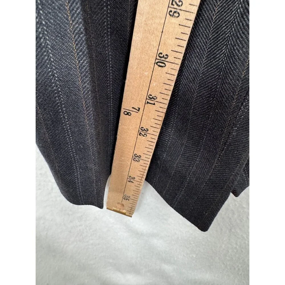 Banana Republic Modern fit‎ mens wool Trouser pants striped sz 35x34